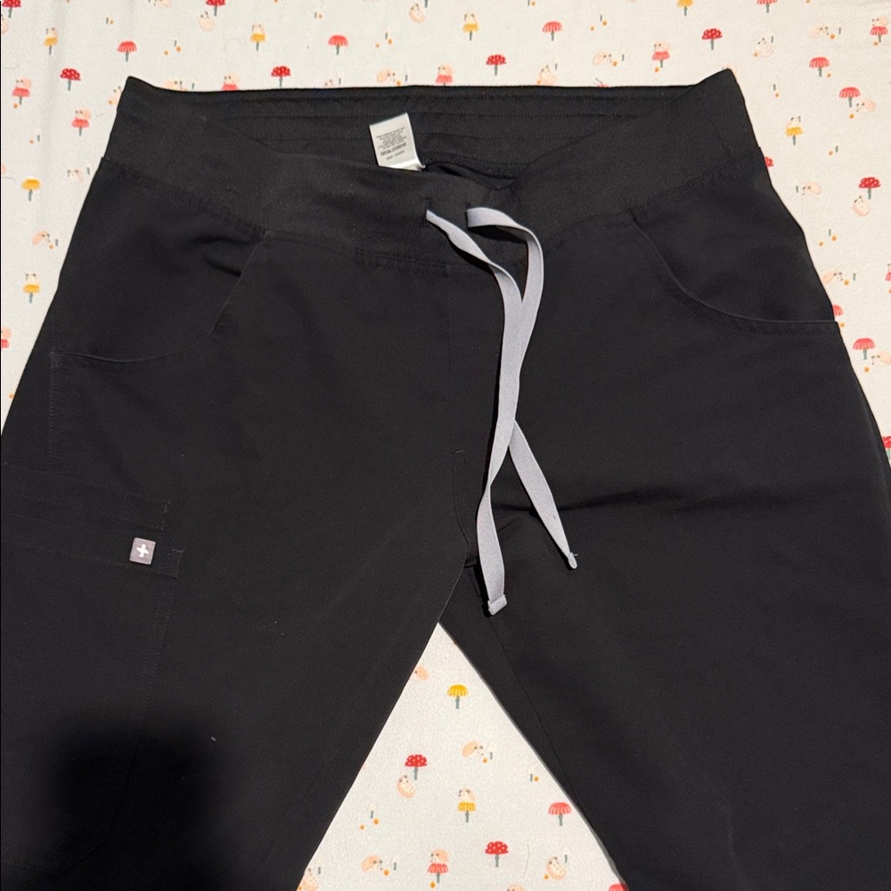 Figs Black Scrub Pants